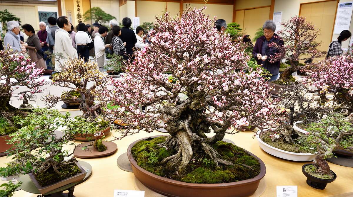 D&eacute;couverte de l'exposition bonbai &agrave; nagahama