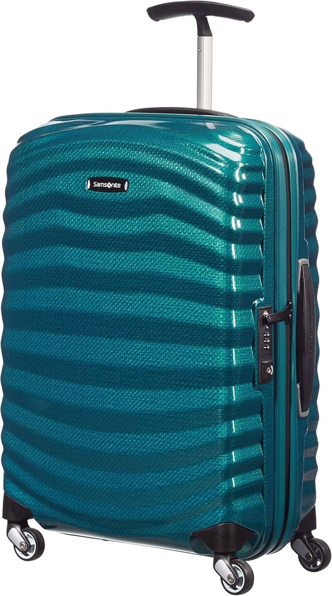Test de la valise Samsonite Lite-Hock Spinner S 55 cm 36 L bleu