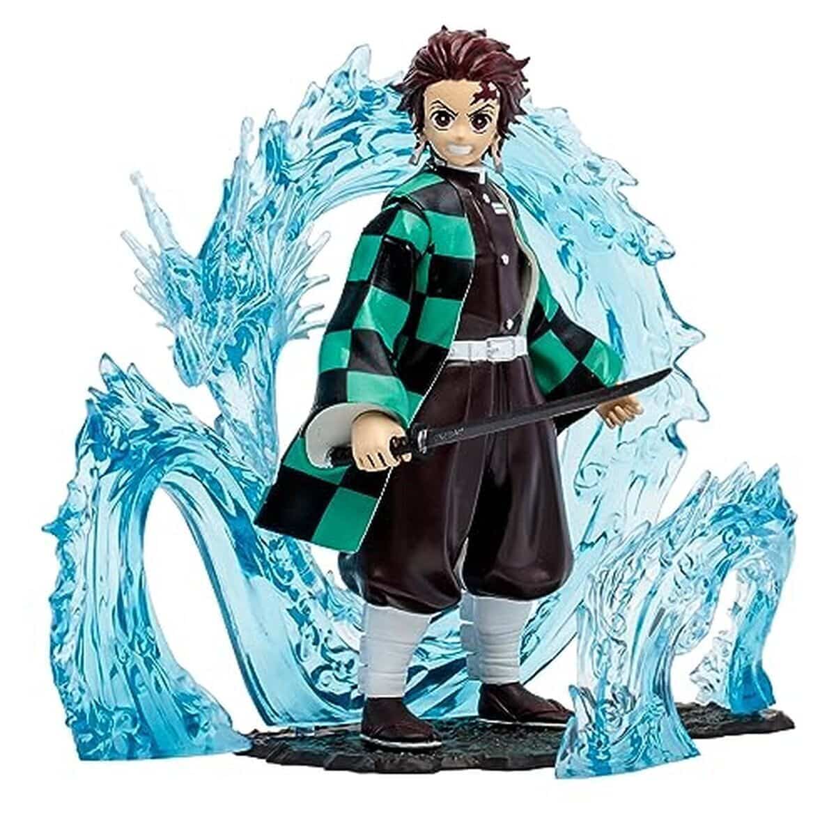 Test de la figurine d'action Tanjiro Kamado 12, 7 cm de McFarlane Toys