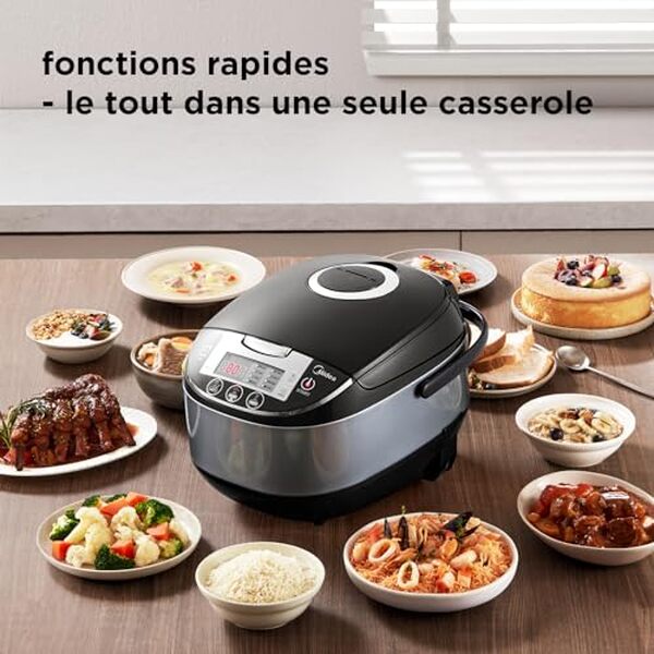 Découvrez notre test du multicuiseur midea 5L : préparez vos plats préférés grâce à ses 11 programmes. Fonctionnalité et efficacité au rendez-vous pour une expérience culinaire simplifiée.
