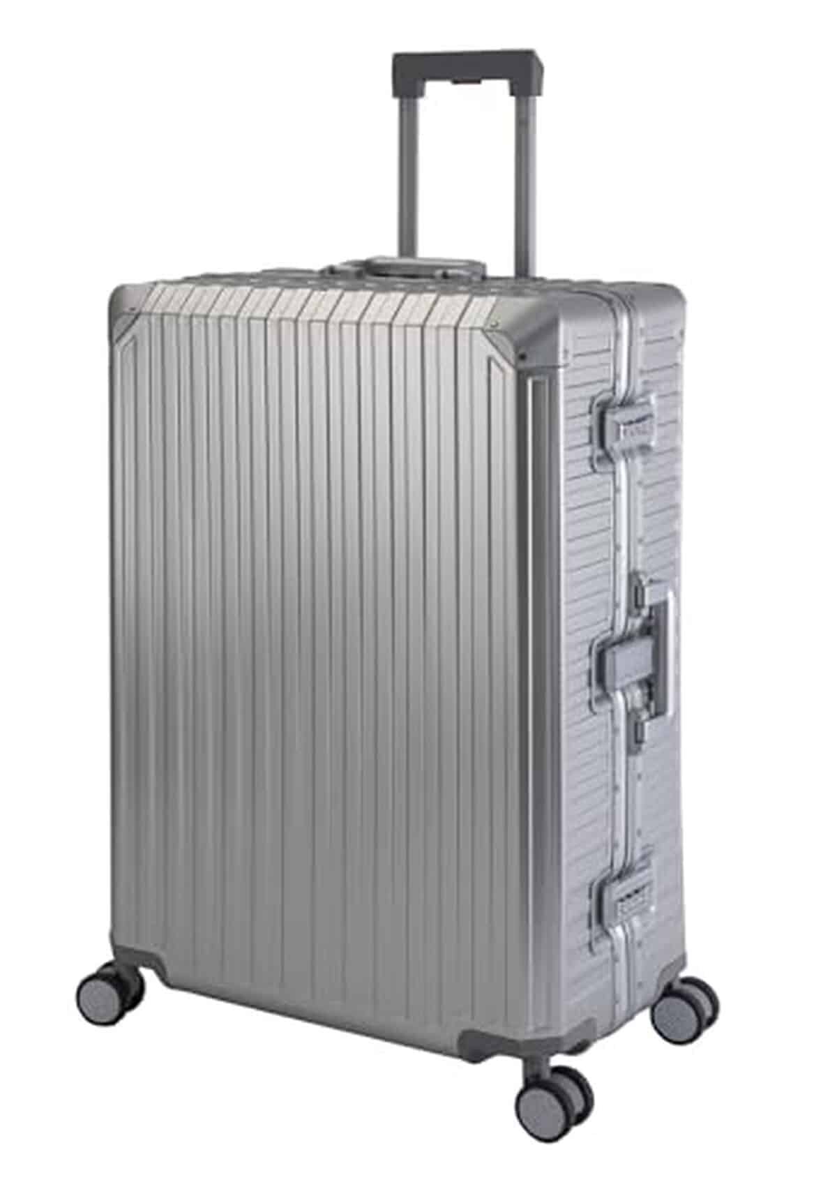 Test de la valise rigide Travelhouse T6035 en aluminium argenté