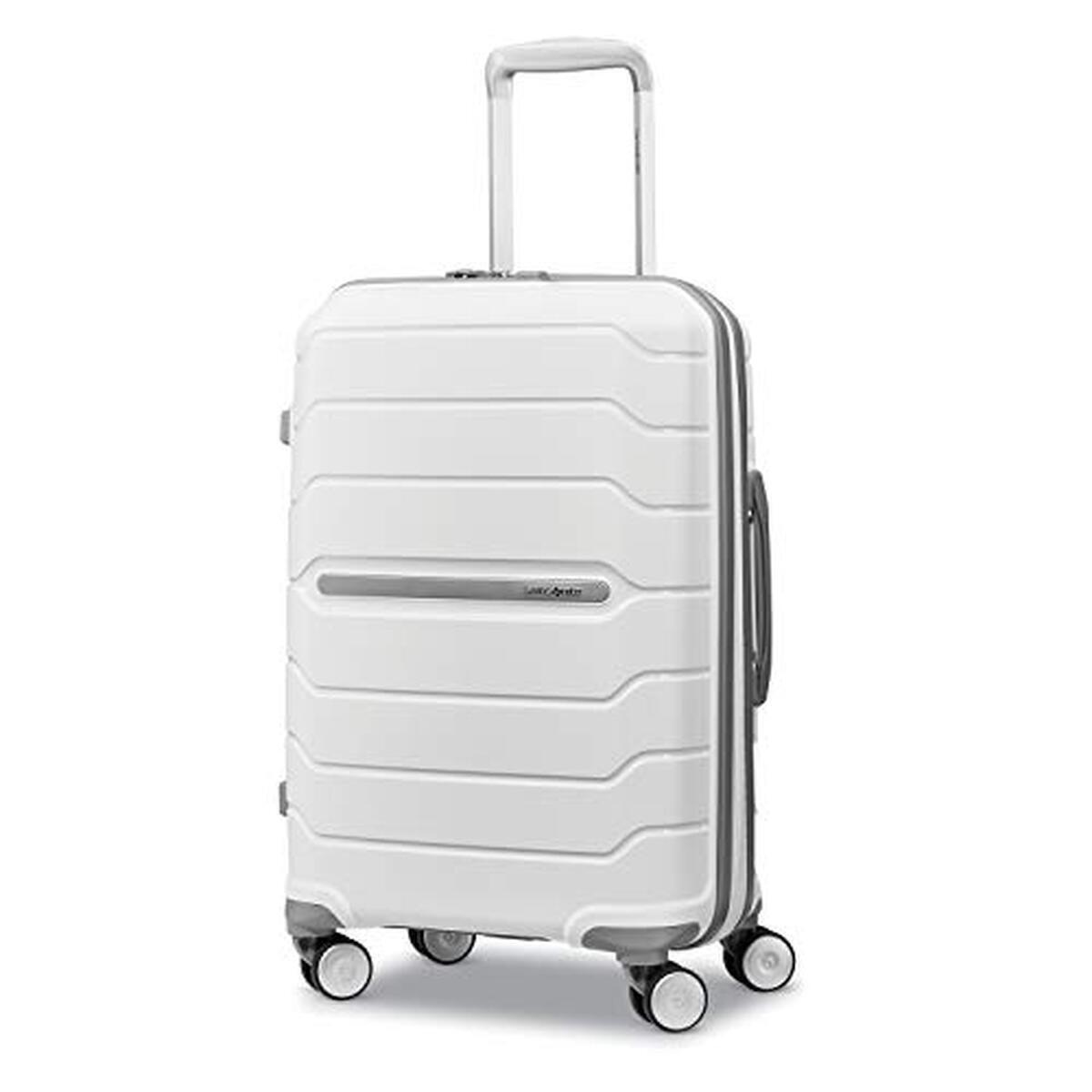Test : valise Samsonite Freeform rigide et extensible 21 pouces Blanc