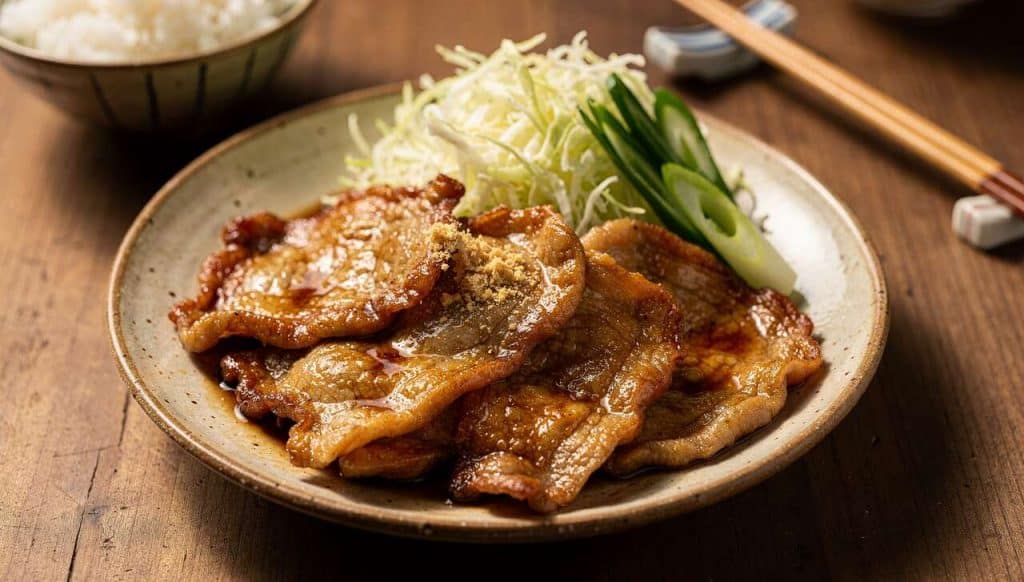 Recette Shogayaki : porc au gingembre comme au Japon