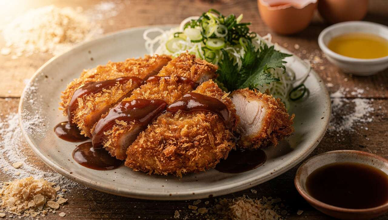 Recette de tonkatsu : porc pané japonais