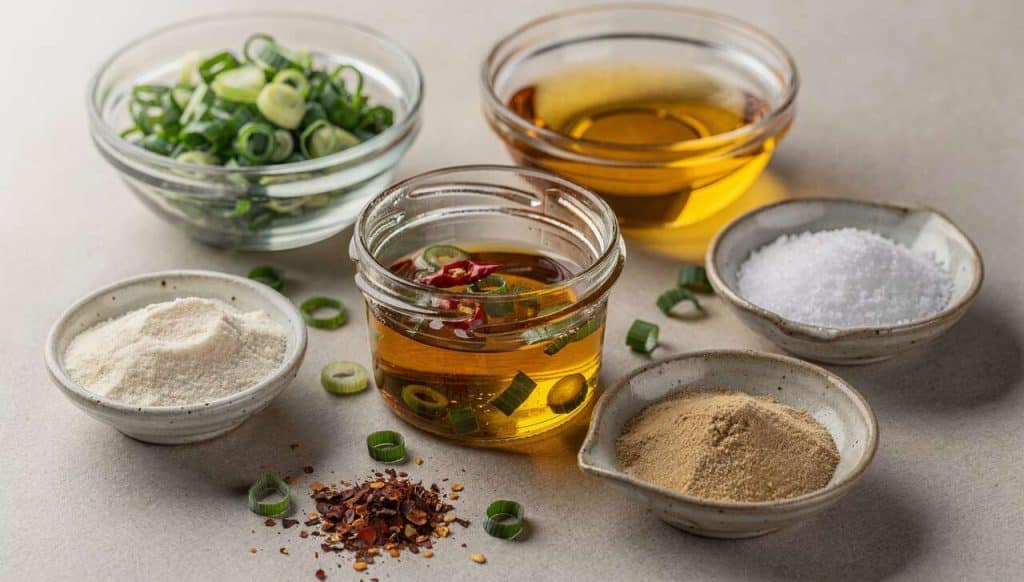 Huile aromatique aux oignons verts : recette japonaise savoureuse