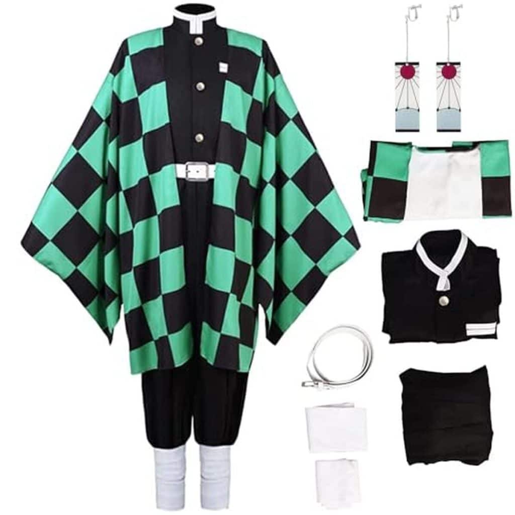 Avis : costume Tanjirou JYakeji 9 pièces complet