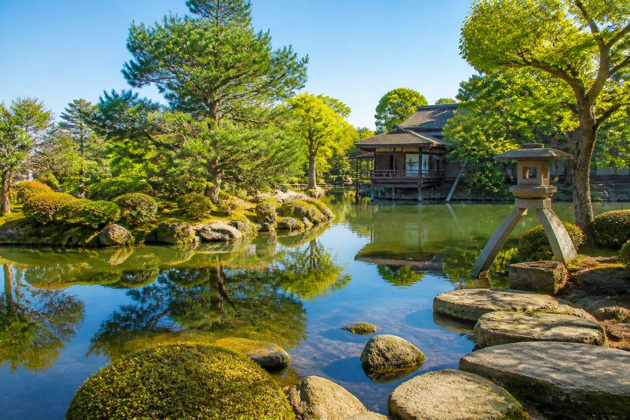 Découverte du jardin Gyokusen-en à Kanazawa
