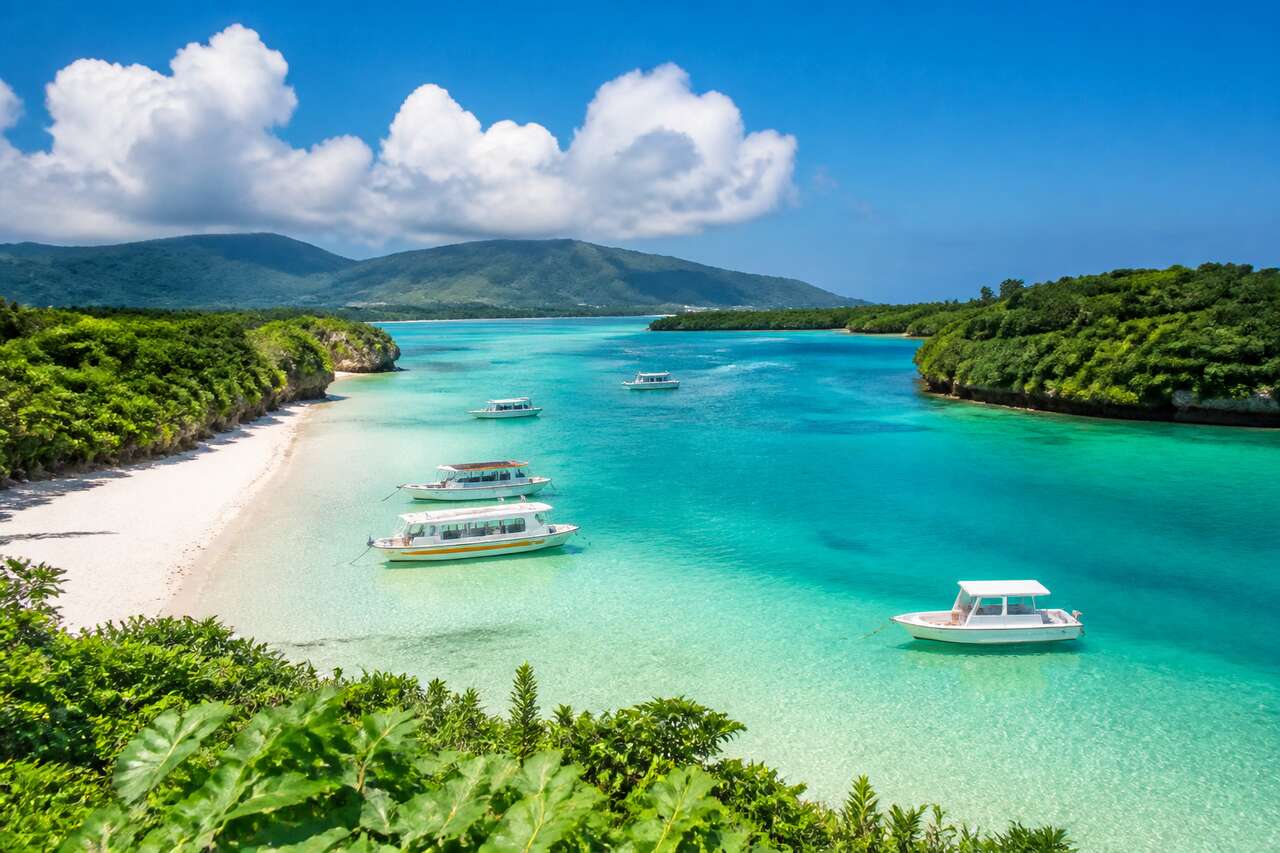Découverte de la baie de Kabira à Ishigaki-jima, okinawa