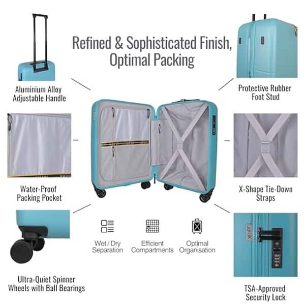 Découvrez notre test complet des valises JLY en polycarbonate avec serrure TSA intégrée et roues ultra-silencieuses pour vos voyages en toute sérénité.
