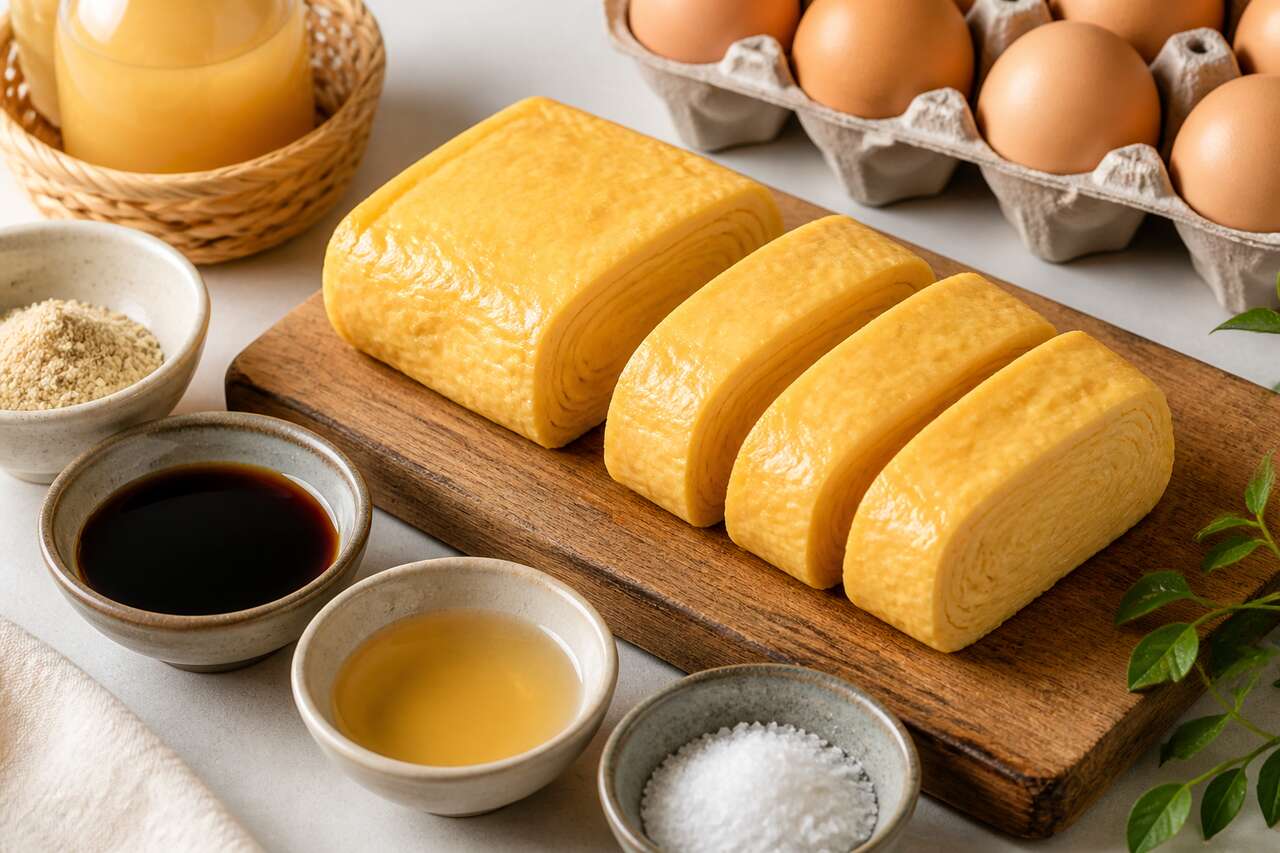 Recette de l'omelette roulée japonaise : le Dashimaki Tamagoyaki