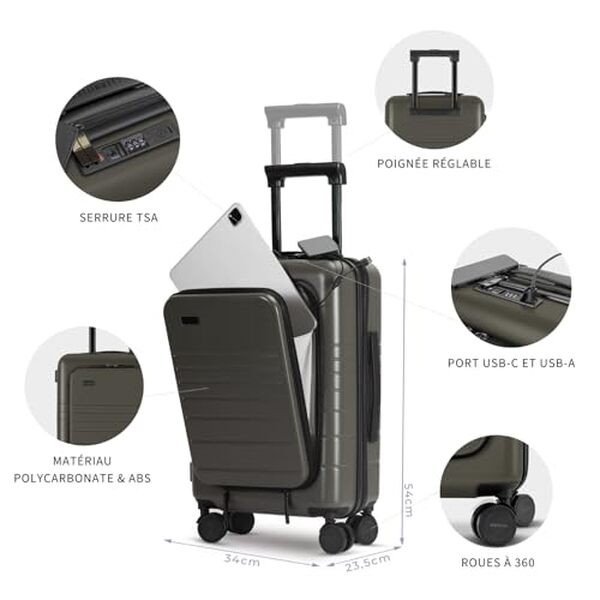 Découvrez notre test détaillé de la valise cabine ETERNITIVE : compacte, fonctionnelle et idéale pour vos voyages en avion. Avis complet et caractéristiques.