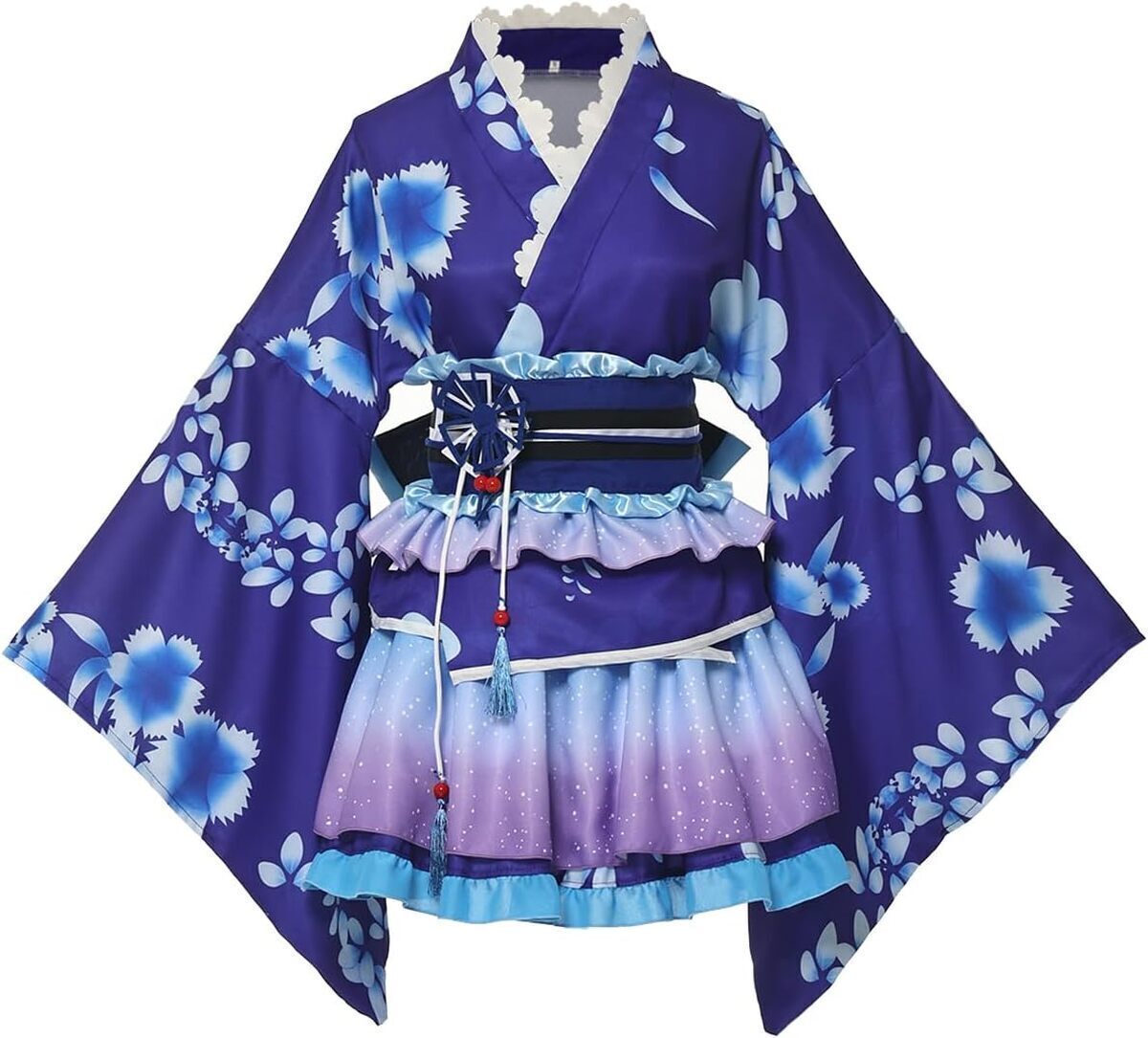 Avis : yukata kimono Graceart, ensemble cosplay bleu