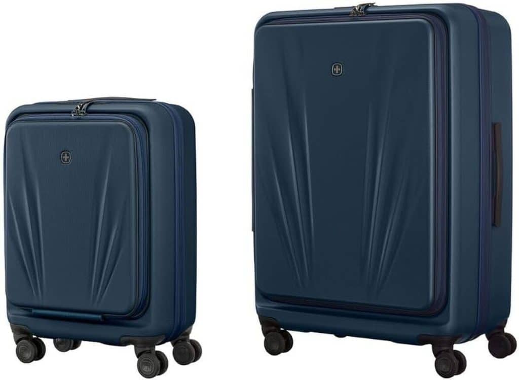 Test des valises Wenger Skyon : praticité et sécurité bleue