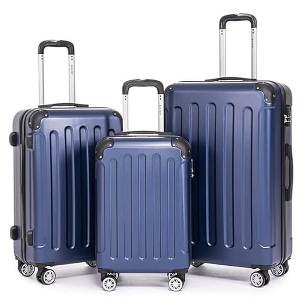 Test du set de valises rigides Boleedy, taille 55/66/76 cm