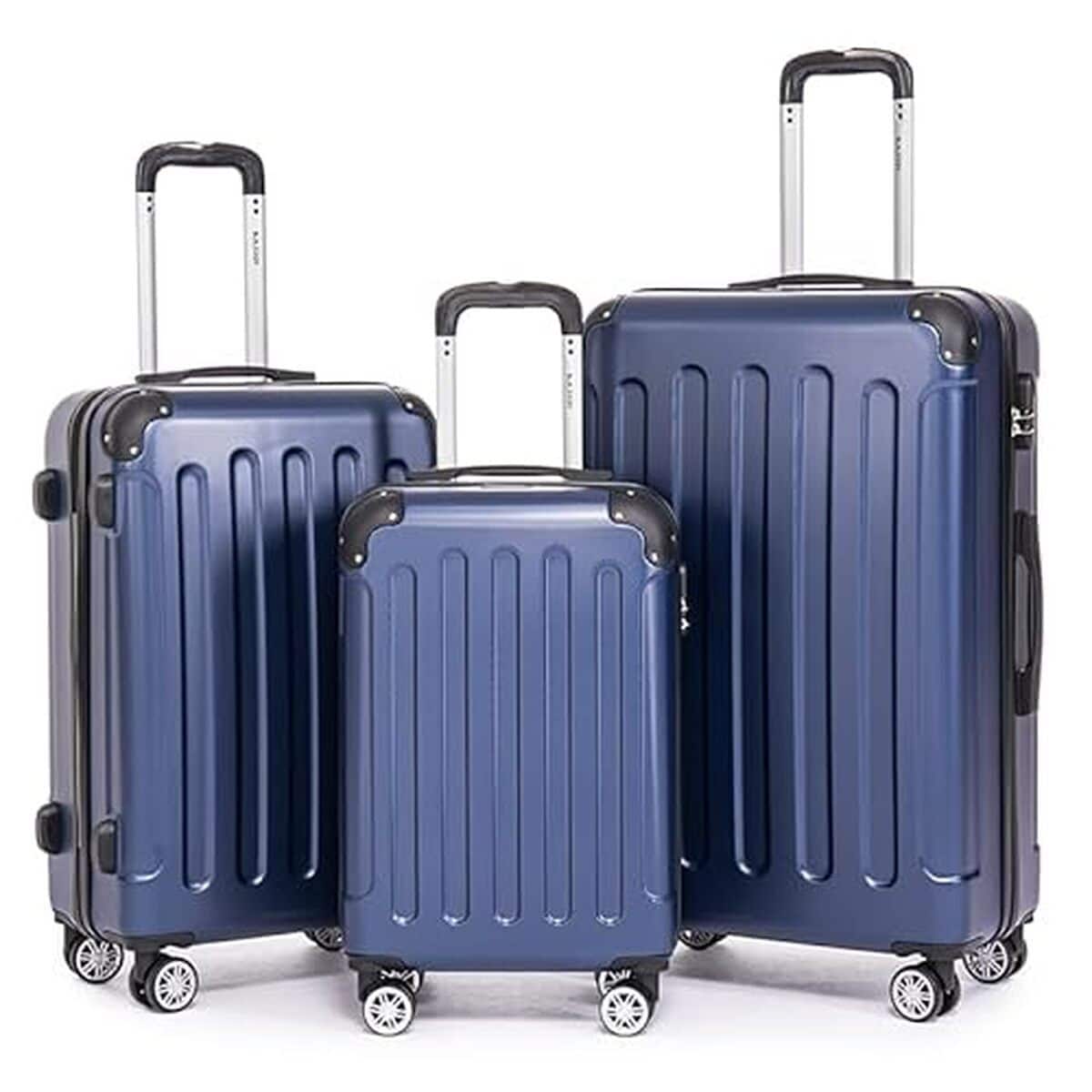 Test du set de valises rigides Boleedy, taille 55/66/76 cm