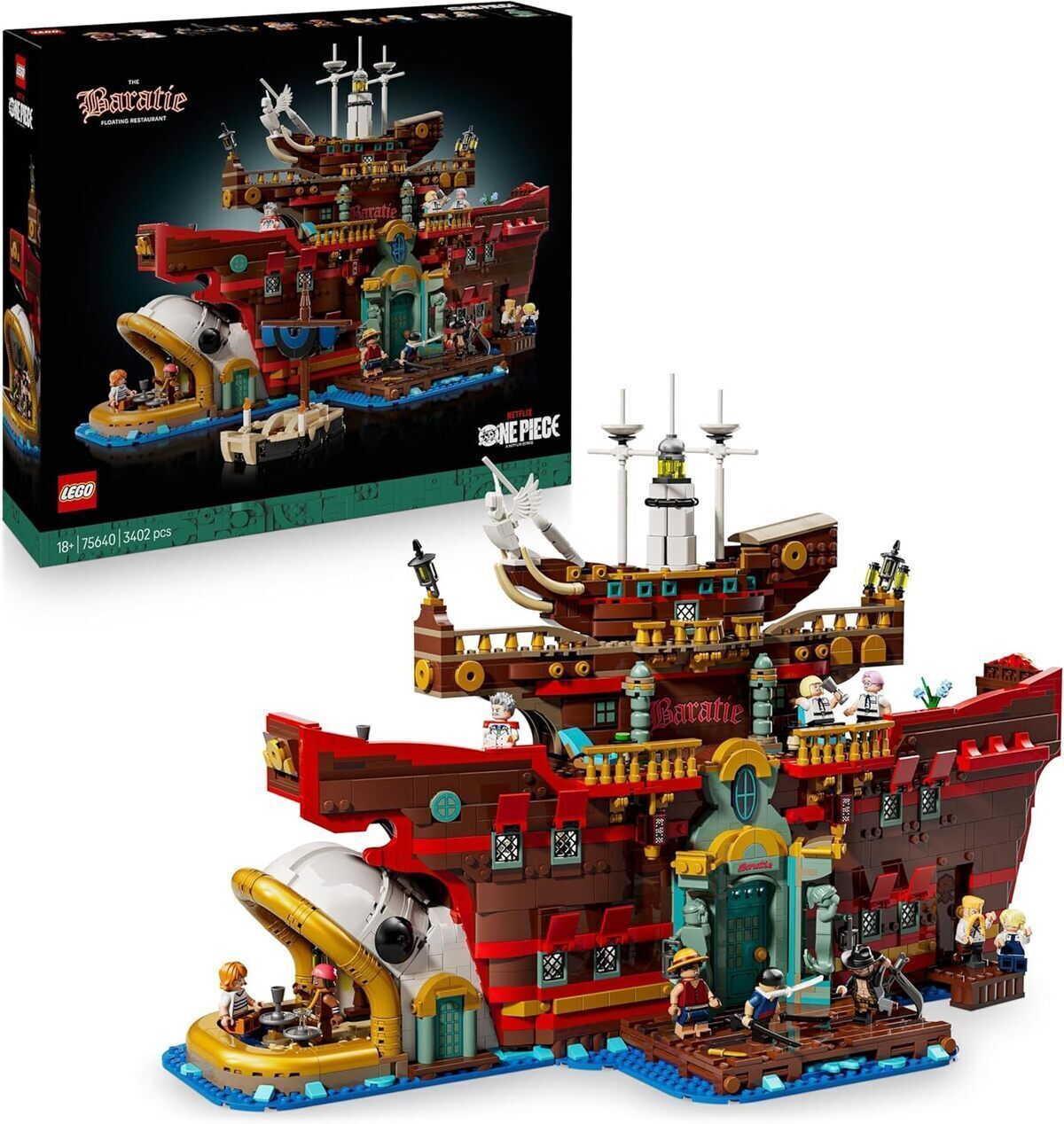 Test : lego One Piece Restaurant Flottant Baratie, maquette Adulte Détaillée