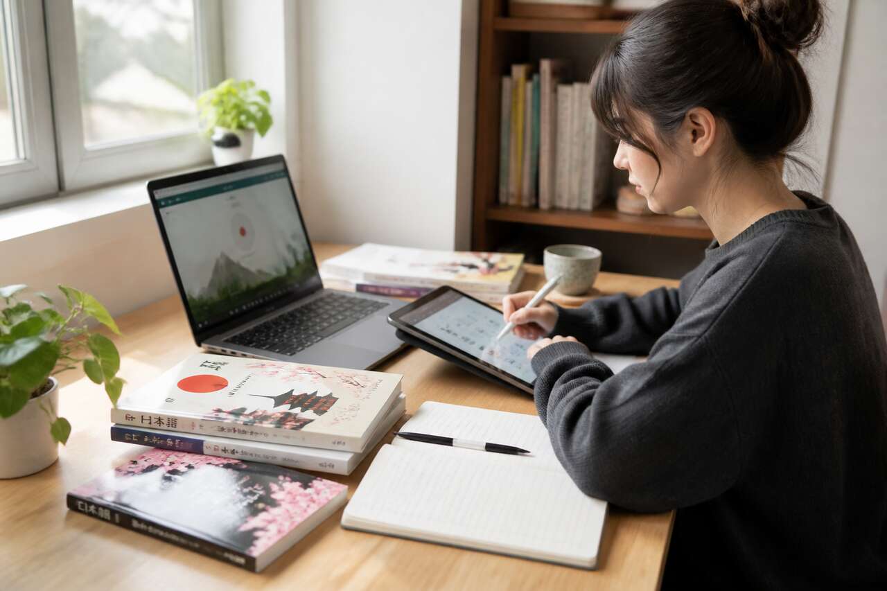Rôle des outils numériques dans l'apprentissage du japonais pour les anglophones
