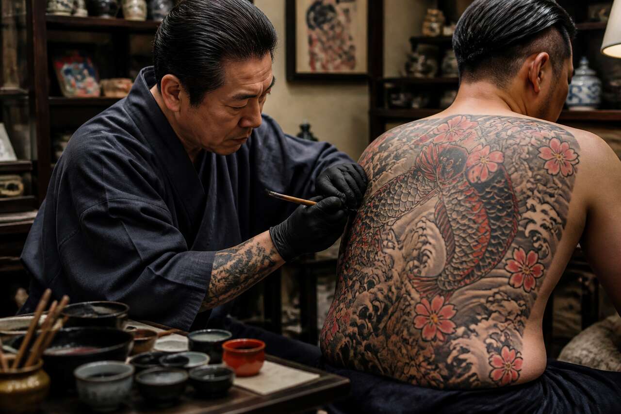 Origines historiques du tatouage au japon Origines historiques du tatouage au japon