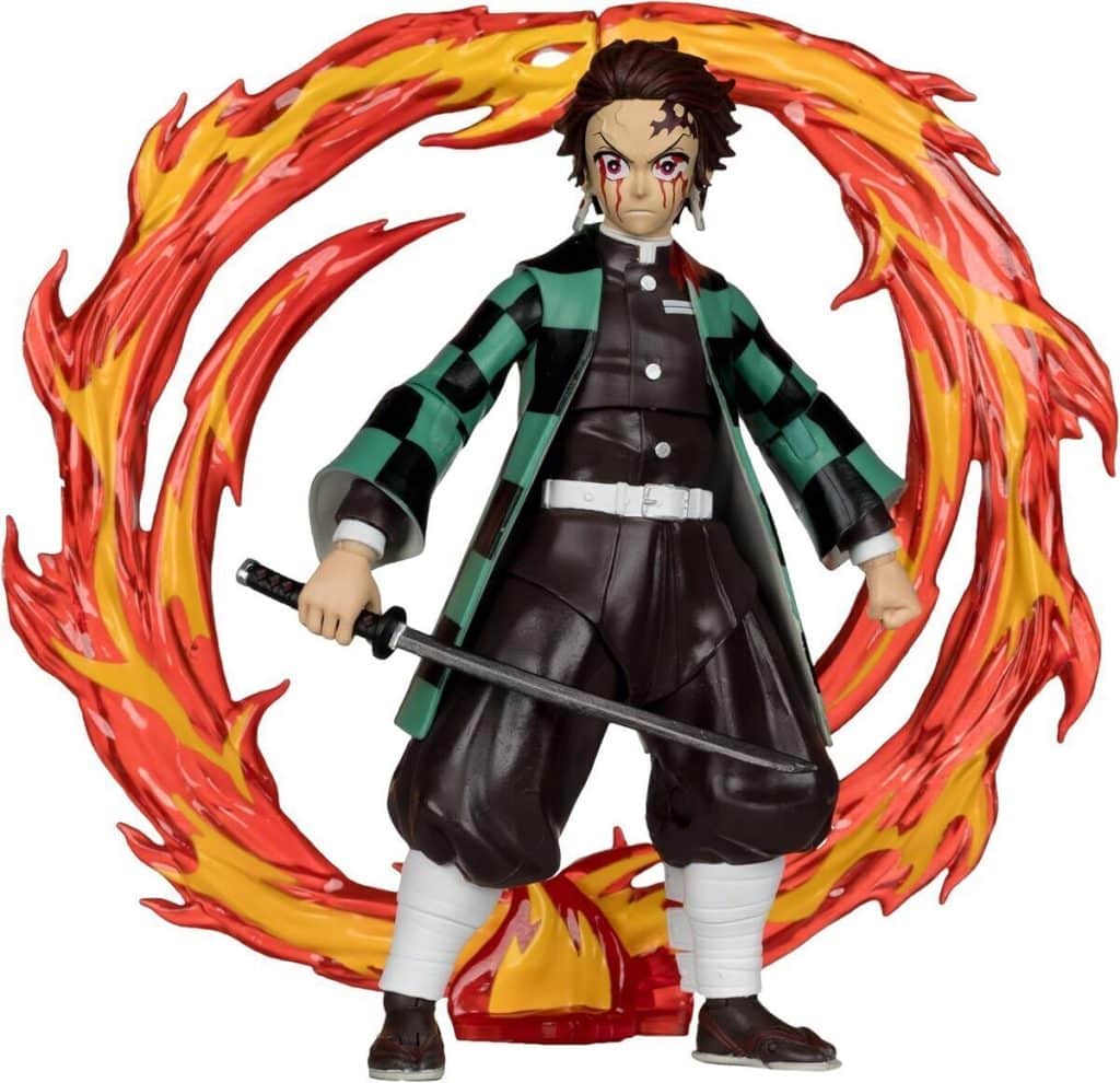 Test de la figurine Tanjiro Kamado (Daki Battle) de 7 pouces par McFarlane Toys
