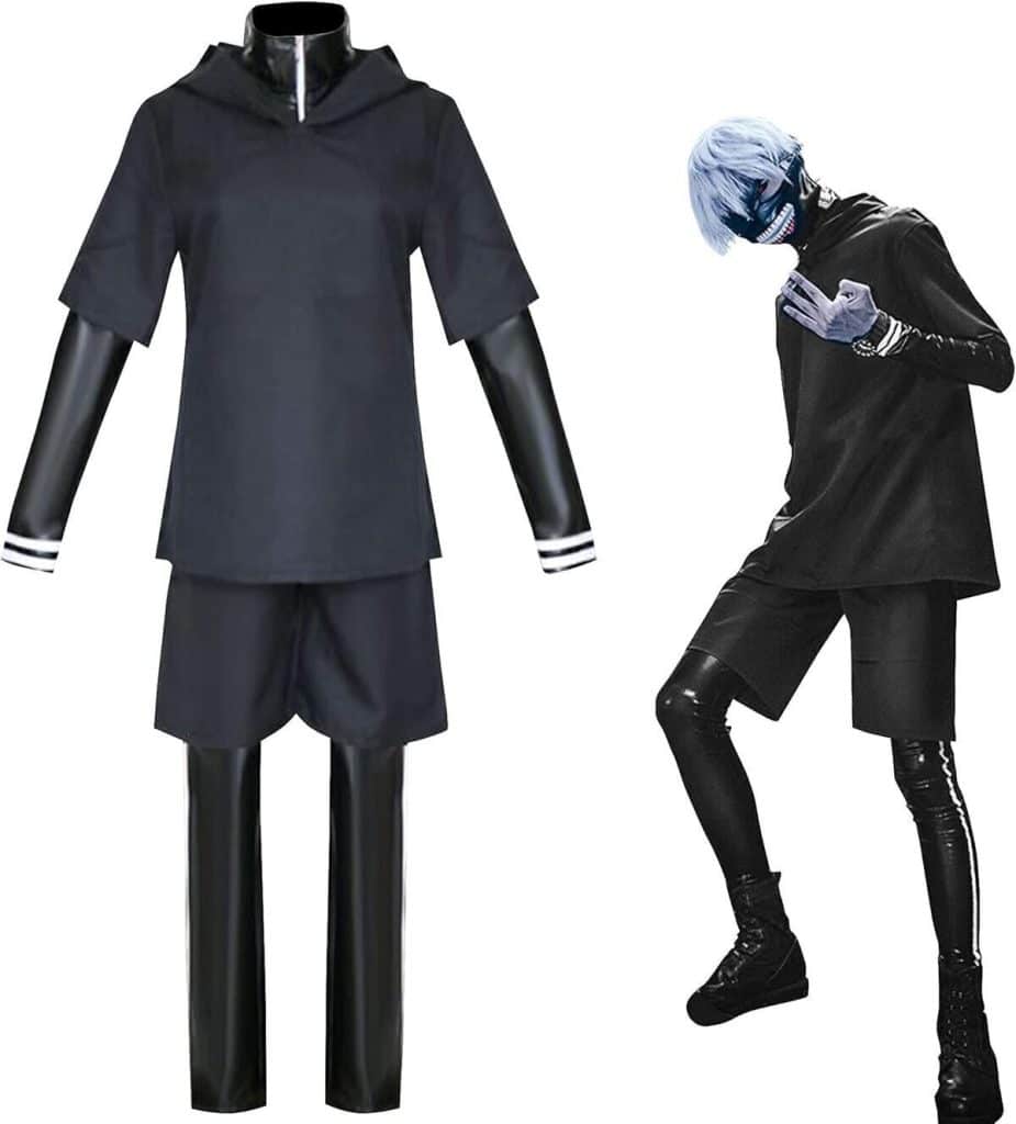 Test du costume jilijia tokyo ghoul kaneki ken pour halloween