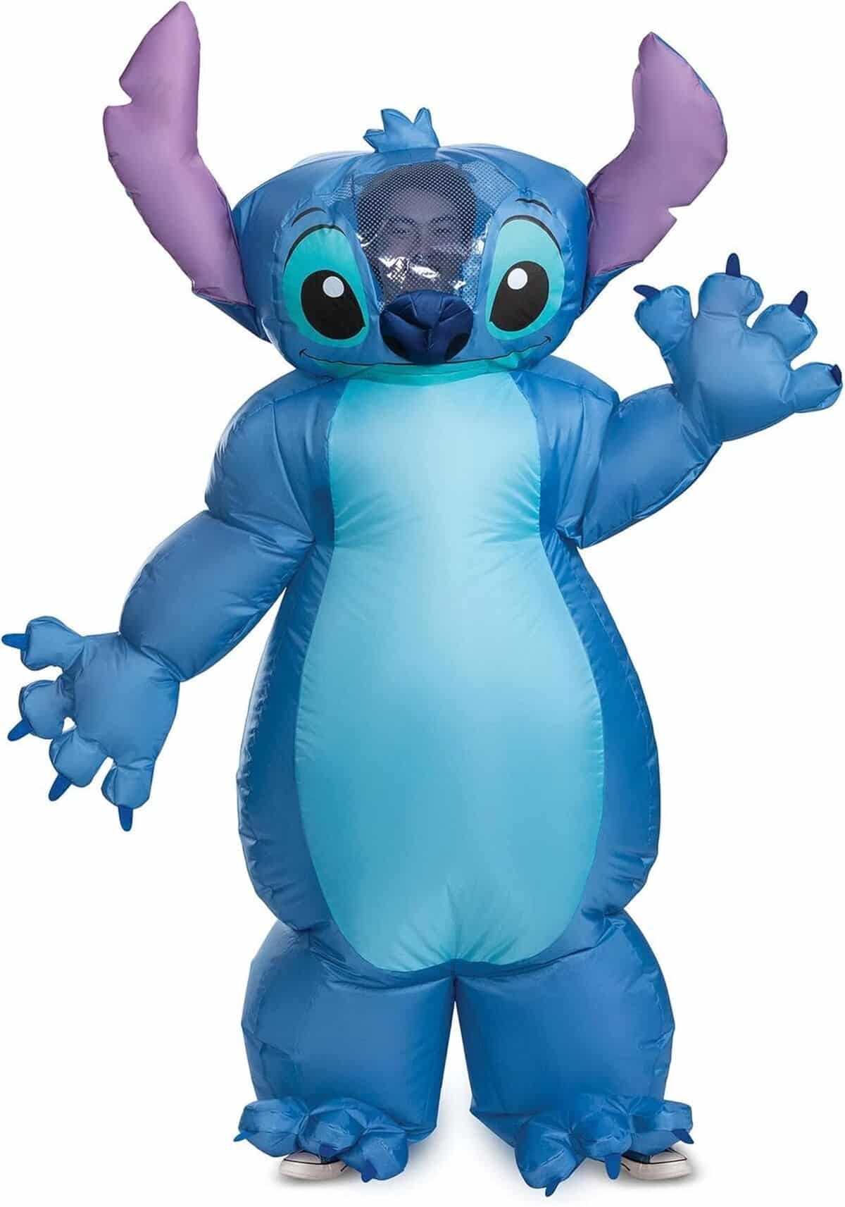 Test du déguisement gonflable Disguise Stitch adulte standard