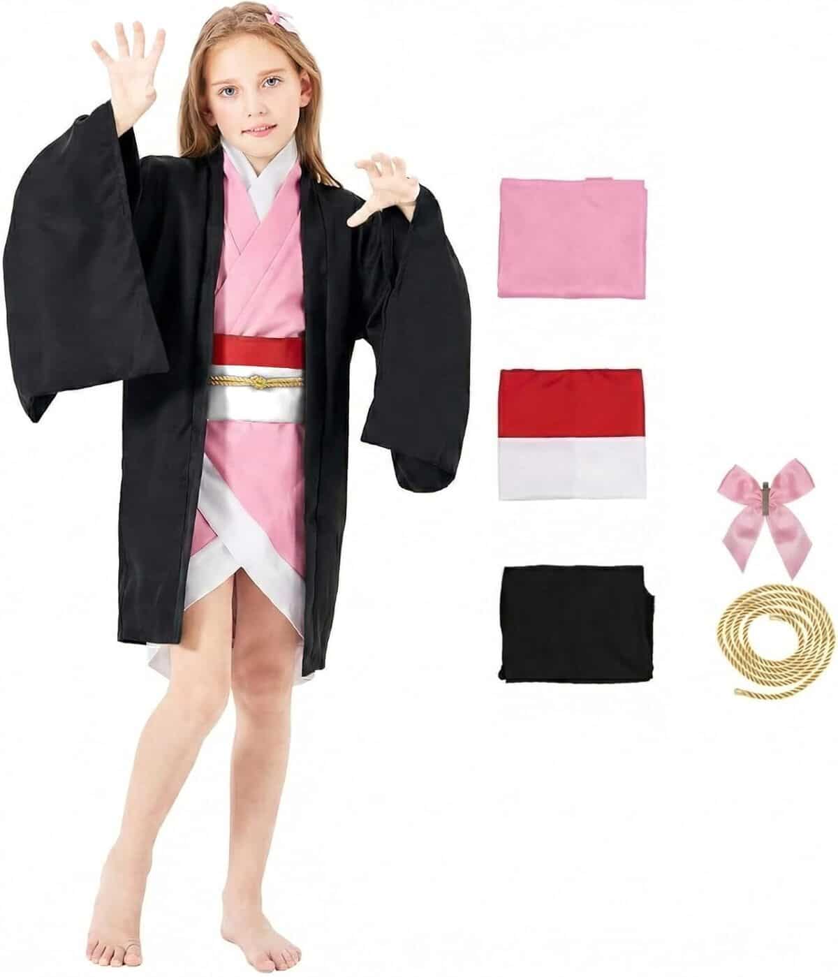 Test du déguisement nezuko pomzio : costume fille-femme pour halloween